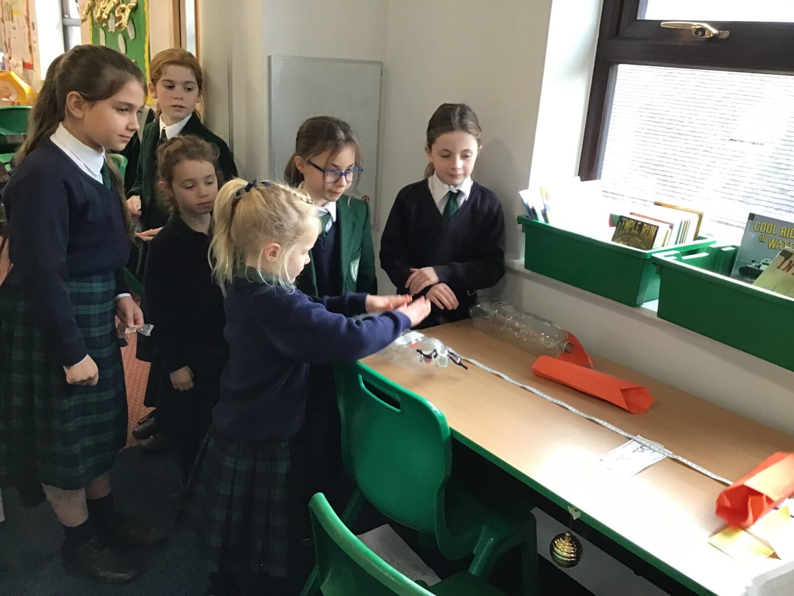 Children at a school Christmas Fair