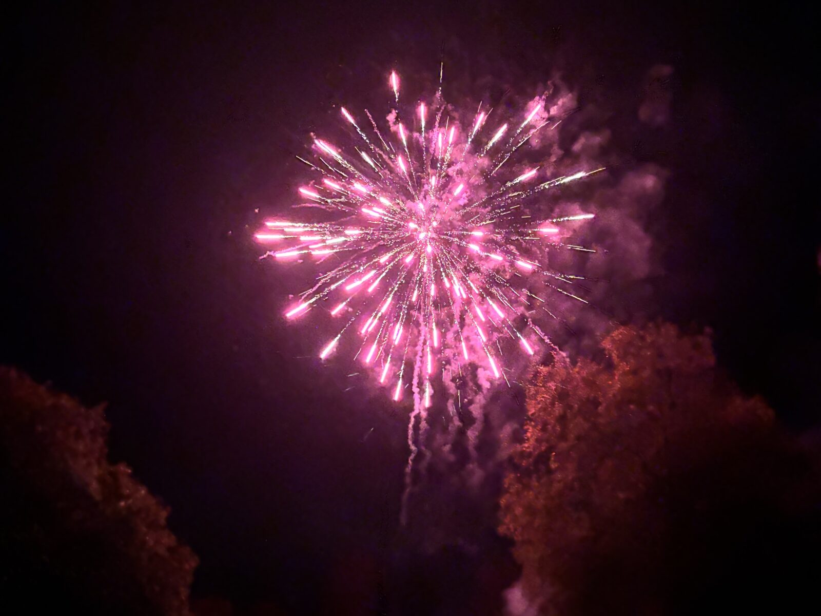 Pink fireworks