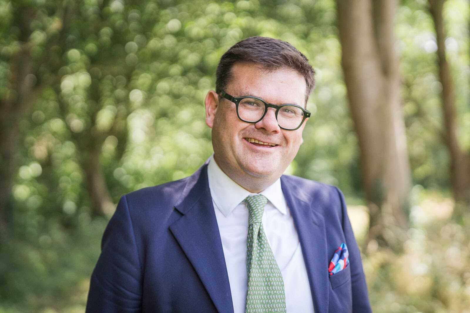 Packwood Headmaster in school grounds